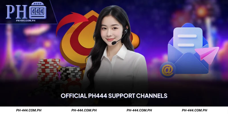 PH444 Casino payment methods and cashier interface screenshot